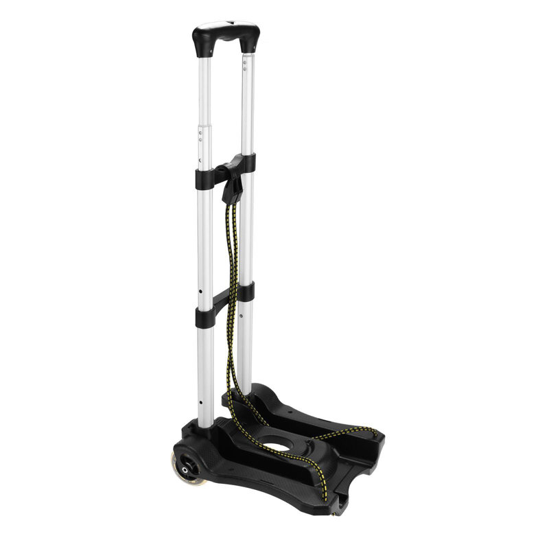 DreamDwell Home Lightweight Aluminum Folding Hand Truck Dolly Luggage Cart Dolly for Travel Moving and Office Use Wayfair